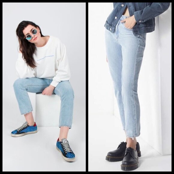 💕AGOLDE Cigarette Low Slung Straight Leg Jeans - Picture 4 of 8